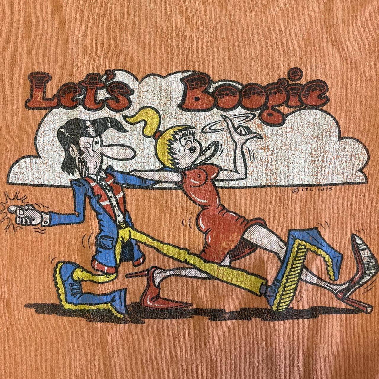 ROBERT CRUMB LETS BOOGIE 1975 T SHIRT S