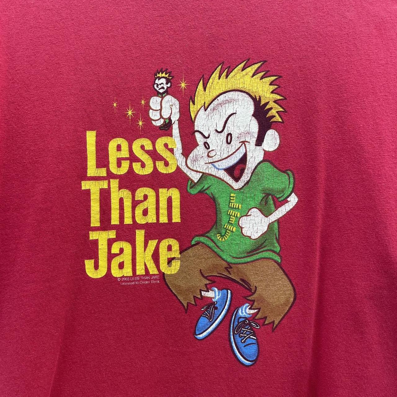 LESS THAN JAKE T SHIRT M 2003