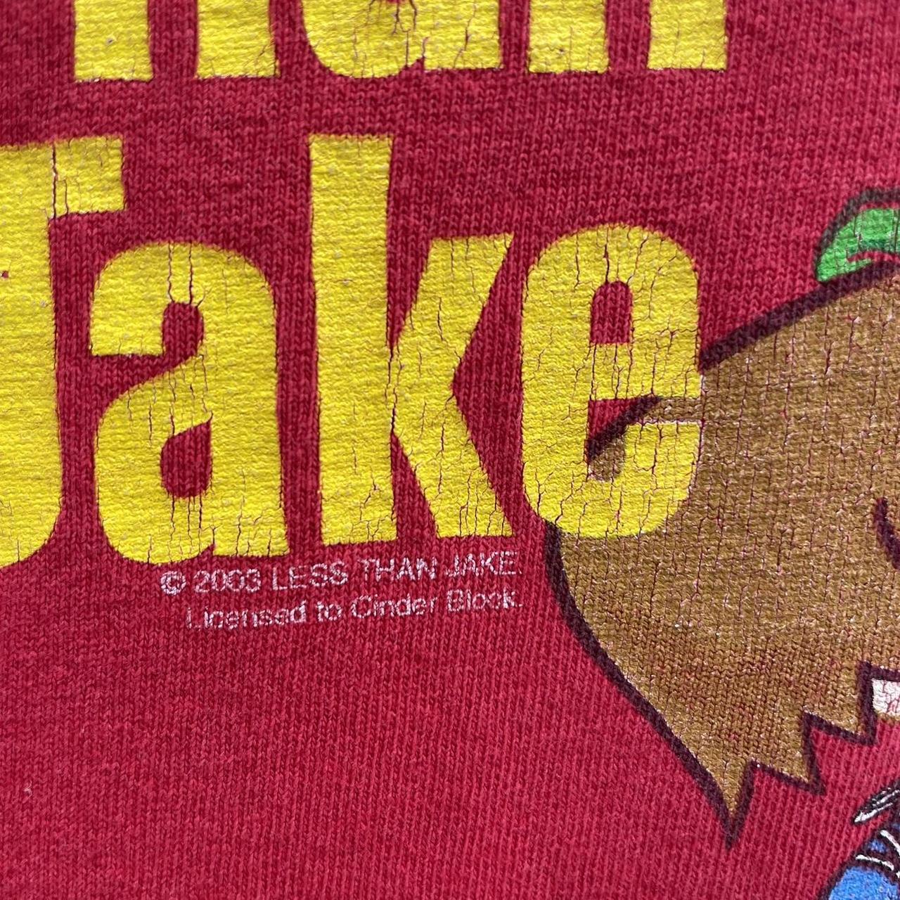 LESS THAN JAKE T SHIRT M 2003