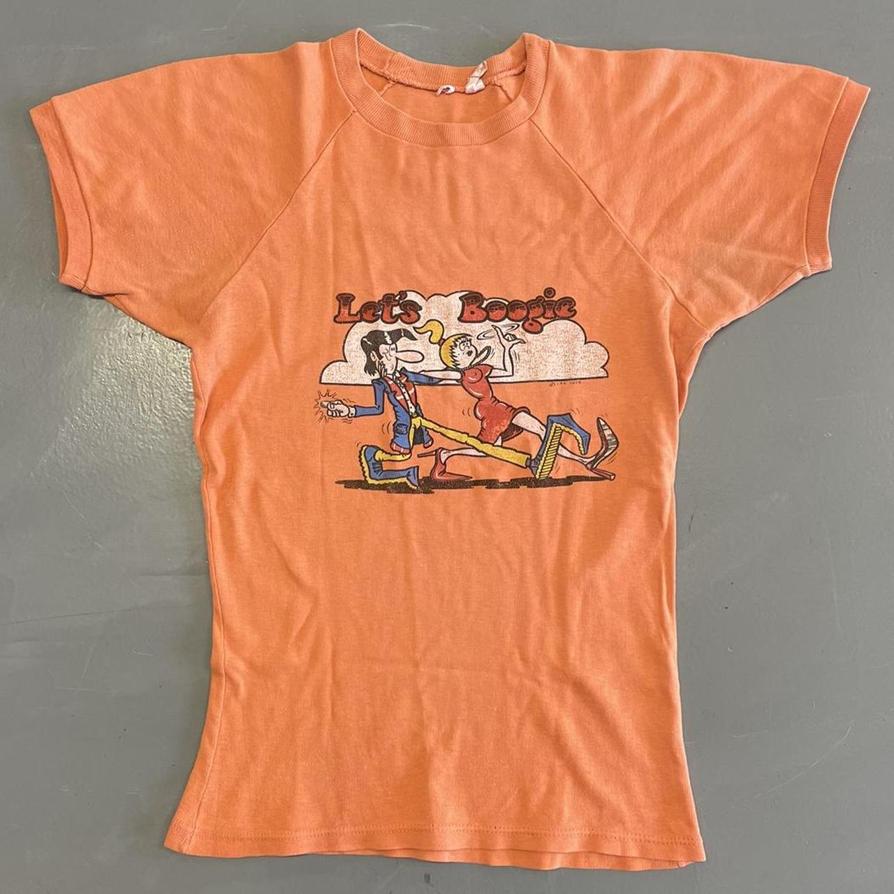 ROBERT CRUMB LETS BOOGIE 1975 T SHIRT S