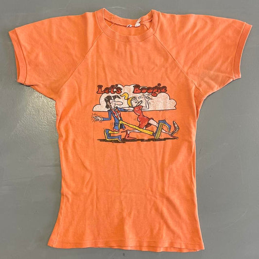 ROBERT CRUMB LETS BOOGIE 1975 T SHIRT S