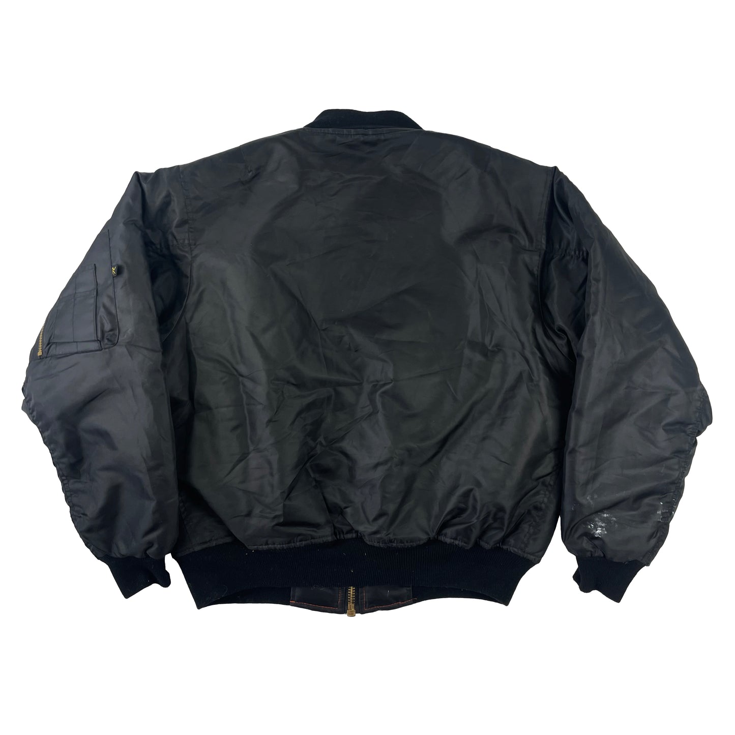 BLACK BOMBER JACKET M