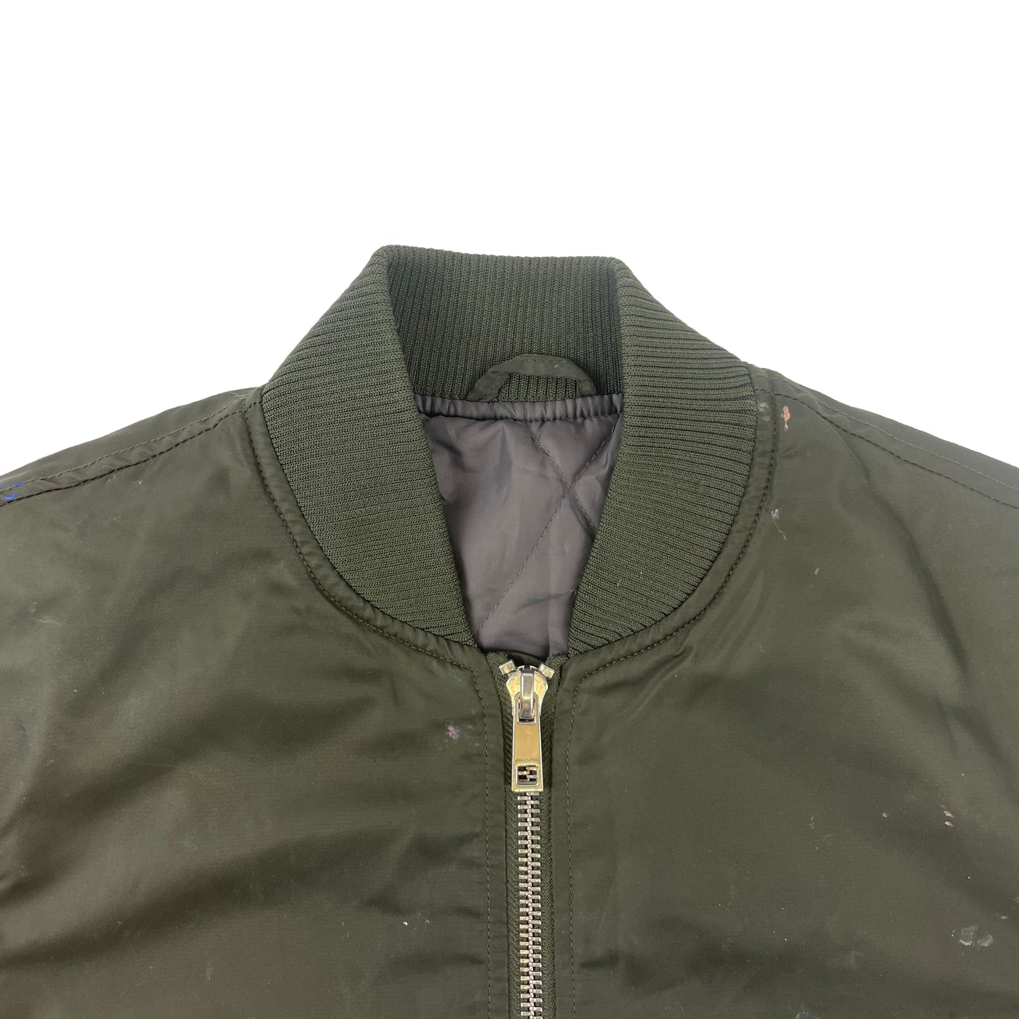 GREEN BOMBER JACKET S