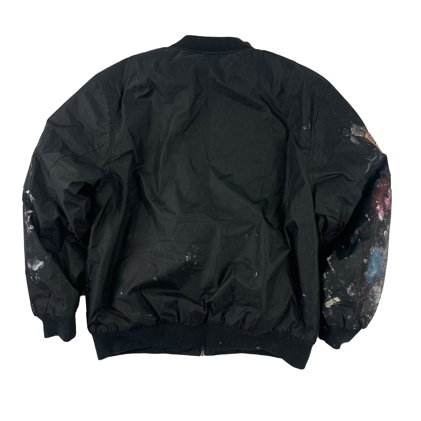 BLACK BOMBER JACKET L