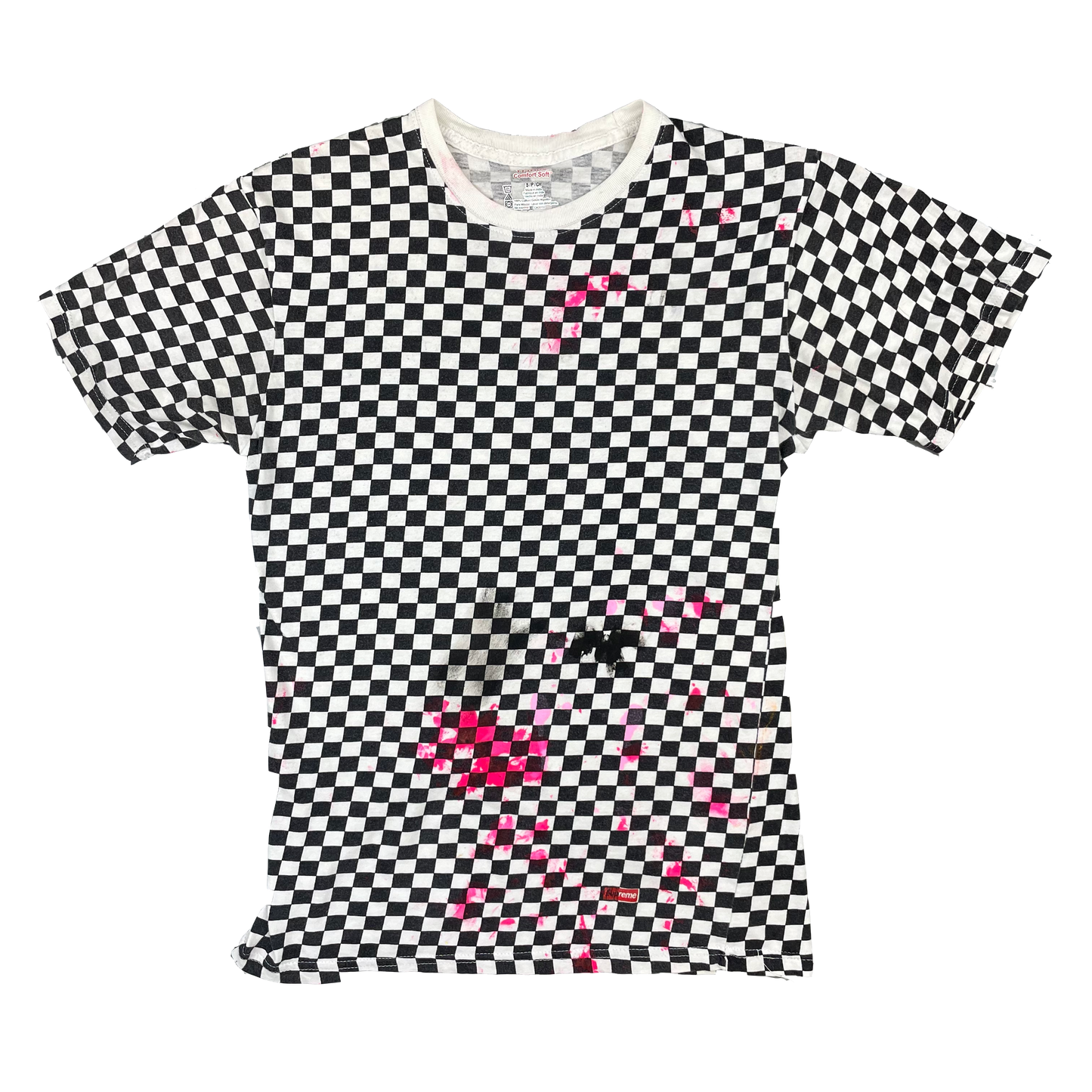 CHECKER BOARD T SHIRT S